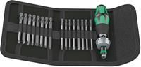 Wera Kraftform Kompakt 60 Ratchet screwdriver & Bit Set, 17pc, 05051040001