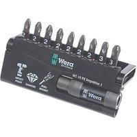 Wera Bit-Check 10 PZ Impaktor 1 TriTorsion Long Life Pozidriv bit set for all impact drills, with Impaktor holder, 10pc, 05057684001