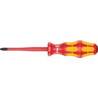 Wera 05006461001 Screwdriver for Phillips Screws 165iS VDE Insulated PZ 2x100mm, Silver, 2