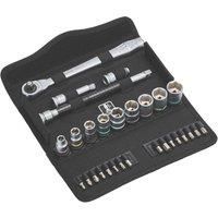 8100 SB 7 Zyklop Metal Push Ratchet & Socket Set of 29 Metric 3/8in Drive