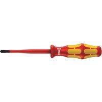 Wera 05020132001 1 x 80 mm "165 iSS PZ/S VDE" Insulated Screwdriver for Slotted/Phillips-screws - Silver