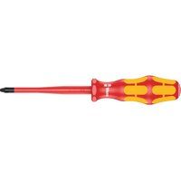 Wera 05020133001 2 x 100 mm "162 iSS PH VDE" Insulated Screwdriver for Phillips Screws - Silver