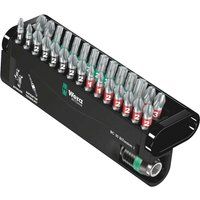 WERA Bi-Torsion 30 Pce PH/PZ/Torx Screwdriver Bit Set + Rapidaptor Holder 057430