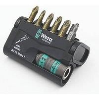 Wera Bit-Check 12 Wood 1 Torsion Long Life bit set for dill/drivers, Wood applications PZ,PH,TX 12 piece, 05057423001