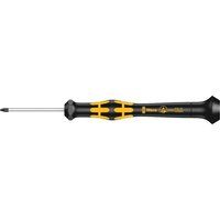 Wera 05030083001 0 x 40 mm "Kraftform 1572" ESD Micro-Screwdriver for Stix Screws - Silver
