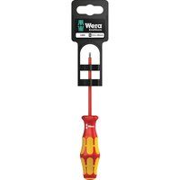 Wera 006100 Kraftform Plus 160i VDE Insulated Screwdriver Slotted 2.5 x 80mm
