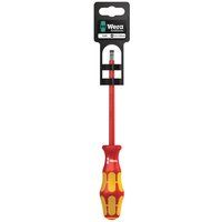 Wera 05100004001 1 x 5.5 x 125 mm "160i SBVDE" Insulated Screwdriver for Slotted Screws - Silver