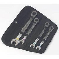 Wera 05020092001 "Joker Rachet Set for Switch Combination Wrench Imperial - Silver (4pc Imperial)