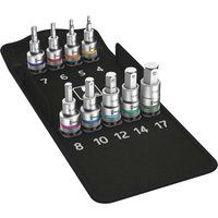 Wera 8740 C HF 1 Zyklop In-Hex-Plus holding function bit socket set, 1/2" drive, 9pc, 05004201001