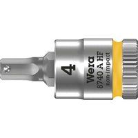 Wera Zyklop 8740 A HF Bitnuss with 1/4 Inch Drive with Holding Function, Yellow, 05003333001