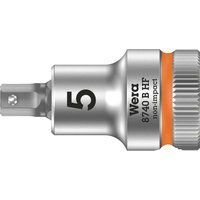 Wera 8740 B HF Zyklop In-Hex-Plus holding function bit socket, 3/8" drive, 5x35mm, 05003033001