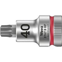 Wera 8767 B HF TORX® Zyklop holding function bit socket, 3/8" drive, TX 40x35mm, 05003068001 , Red