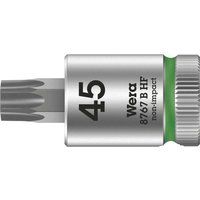 Wera 8767 B HF TORX Zyklop holding function bit socket, 3/8" drive, TX 45x38.5mm, 05003070001, Green
