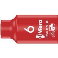 Wera 8790 B Zyklop VDE 3/8" Drive Socket, 6 x 46 mm, 05004950001