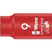 Wera 8790 B Zyklop VDE 3/8" Drive Socket, 9 x 46 mm, 05004953001