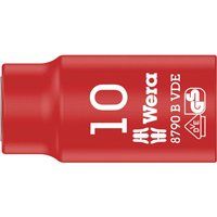 Wera 8790 B Zyklop VDE 3/8" Drive Socket, 10 x 46 mm, 05004954001