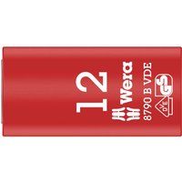 Wera 8790 B Zyklop VDE 3/8" Drive Socket, 12 x 46 mm, 05004956001