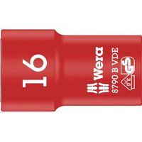 Wera 8790 B Zyklop VDE 3/8" Drive Socket, 16 x 46 mm, 05004960001