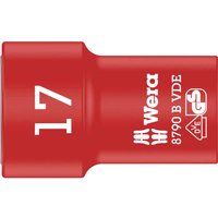 Wera 8790 B Zyklop VDE 3/8" Drive Socket, 17 x 46 mm, 05004961001