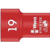 Wera 8790 B Zyklop VDE 3/8" Drive Socket, 19 x 46 mm, 05004963001