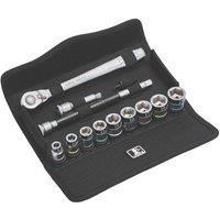 WERA 8100SBHF1 13 Pce Zyklop Hold Function Switch 3/8£ Ratchet Socket Set,003785