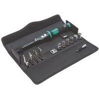 WERA 20 Piece Click Torque A6 1/4" Wrench 2.5 To 25Nm Bike Spanner Set, 130110