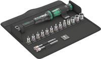 Wera Bicycle Set Torque 1 Click-Torque adjustable wrench set, 1/4" square drive, 2.5-25Nm, 16pc, 05004180001