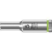 Wera 05004501001 8790 HMA Deep Socket, Fluorescent Green, 5.0 mm