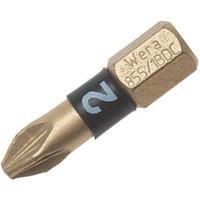 Wera Diamond BDC Screwdriver Bit PZ2 - 25mm - Pack of 5