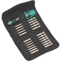 Wera Unisex/'s Bicycle 2, Kraftform Kompakt Interchangeable Screwdriver Set 05004171001 Universal Tool 13 Pieces, Black, 13pc