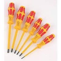 Wera /'0501060 i/1062 i/6 Kraftform VDE Screwdriver Set, 6 Pieces - 05051576001