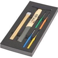 Wera 05150182001 9782 Foam Insert Hammer Set 1, 6 Pieces, Multicolour