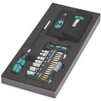 Wera 57 Piece Kraftform Kompakt and Tool Check Plus Kit in Foam Tray