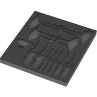 Wera Empty Foam Insert Tray for 9713 Hexagon Screwdriver Set