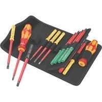 Wera 006611 17pce KK VDE 17 Universal 1 Tool Finder Screwdriver Set PH PZ TX SL