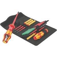 Wera Kraftform Kompakt Turbo i 1 Tool Finder VDE Interchangeable Insulated Screwdriver Set 16 Pieces (423VM)