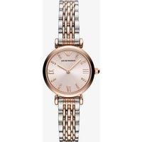 Armani AR11223 Rose Gold & Silver Two Tone Stainless Steel Womens Emporio Watch