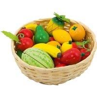 Goki 51661 Fruit in A Basket, Mixed