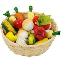 Goki 51662 Vegetables in A Basket, Mixed