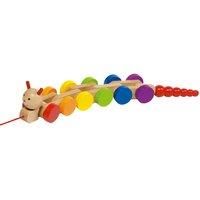 Goki 54960 Caterpillar Nila, Pull-Along Animal, Multicolor