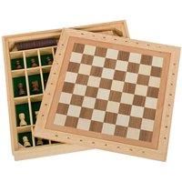Goki 56953 Chess, Draughts and Nine Men's Morris Game Set, Mixed