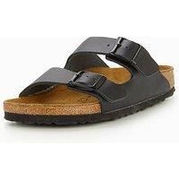 Birkenstock Women's Two-Strap Arizona Birko-Flor Sandals, Black , 7.5 UK