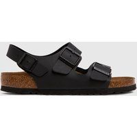 Birkenstock MILANO Birko-Flor Wide, Men/'s Slingback Sandals, Black, 5.5 UK (39 EU)