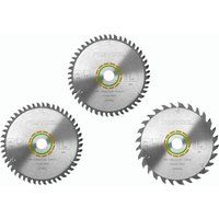 Festool KSB-SORT/3 W 160 Circular Saw Blade Pack Of 3 - 578565