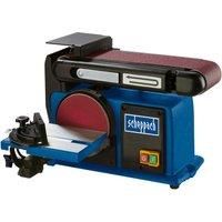 Scheppach Belt & Disc Sander 370w Bench Top Wood Working Heavy Duty Cast 6"