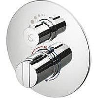 Ideal Standard Concept Easybox Slim Concealed Thermostatic Mixer Shower Valve Fixed Chrome (5064H)