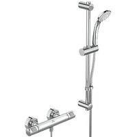 Ideal Standard Thermostatic Mixer Shower Ceratherm RearFed Exposed Chrome