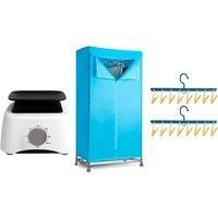 2-Tier Foldable Electric Clothes Dryer with 1300W Power & Timer