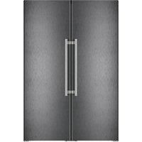 Liebherr XRFBS5295 American Fridge Freezer in Black Steel with Ice Wat