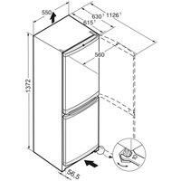 Liebherr CUele2331 Fridge Freezer - Silver - Low Frost - 60/40 - Freestanding